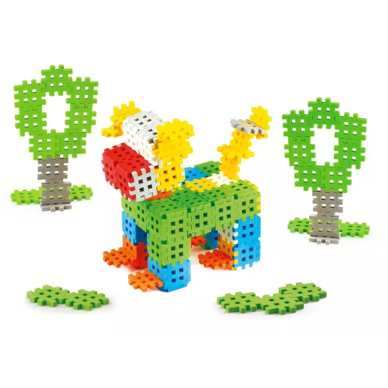 Marioinex Mini Waffle 140 building set — 140 pieces, multicolour, for ages 3+
