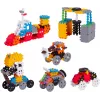 Construction blocks Marioinex Mini Waffle Constructor 300 — compatible interlocking toy set, 300 pieces, multicolour