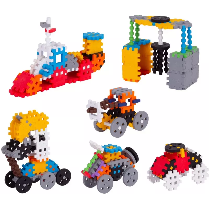 Construction blocks Marioinex Mini Waffle Constructor 300 — compatible interlocking toy set, 300 pieces, multicolour