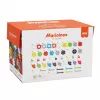 Toy construction blocks set Marioinex Mini Waffle Konstruktor 500, 500 pieces, machine washable, multicolour