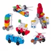 Toy construction blocks set Marioinex Mini Waffle Konstruktor 500, 500 pieces, machine washable, multicolour