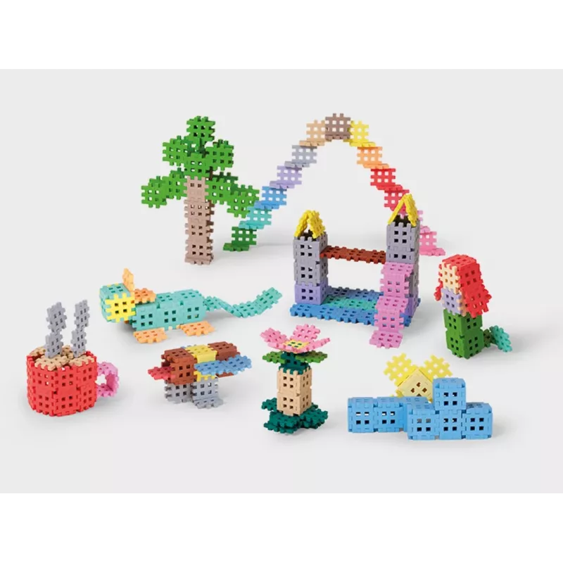 Construction blocks Marioinex Waffle Blocks mini pastel 500 pieces set