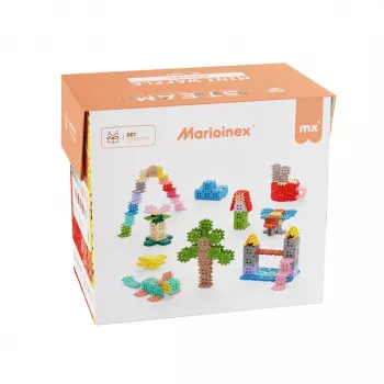 Marioinex Mini Waffle building blocks, pastel, 300 pieces