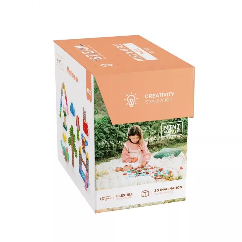 Marioinex Mini Waffle building blocks, pastel, 300 pieces