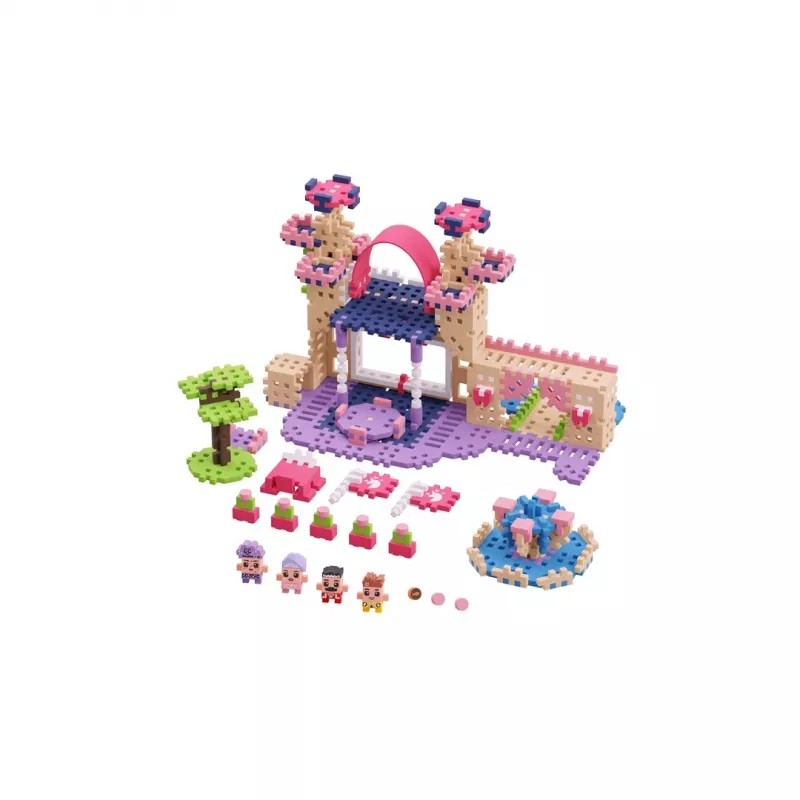 Toy building set Marioinex Waffle Mini Blocks Princess — 280 pieces, multicolour, box, age 6+