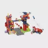 Toy construction set Marioinex Waffle Blocks Fire Station 280 pieces, model 906279