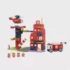 Toy construction set Marioinex Waffle Blocks Fire Station 280 pieces, model 906279