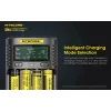 Nitecore UM4 battery charger Household battery DC Lithium Iron Phosphate Lithium-Ion Nickel-Cadmium