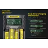 Nitecore UM4 battery charger Household battery DC Lithium Iron Phosphate Lithium-Ion Nickel-Cadmium