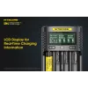 Nitecore UM4 battery charger Household battery DC Lithium Iron Phosphate Lithium-Ion Nickel-Cadmium