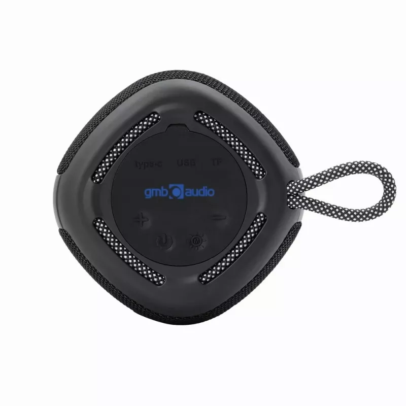 Portable Speaker Gembird SPK-BT-LED-03-BK Black