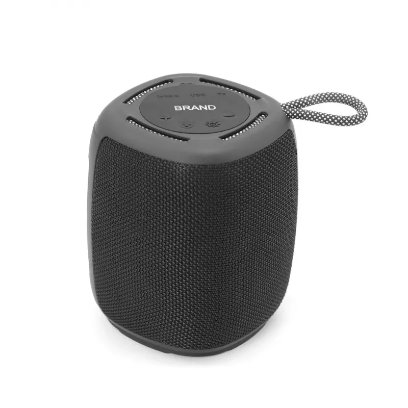 Portable Speaker Gembird SPK-BT-LED-03-BK Black