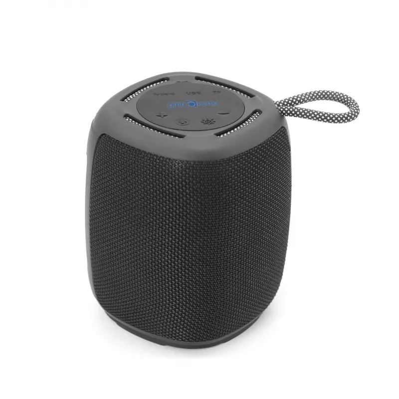 Portable Speaker Gembird SPK-BT-LED-03-BK Black