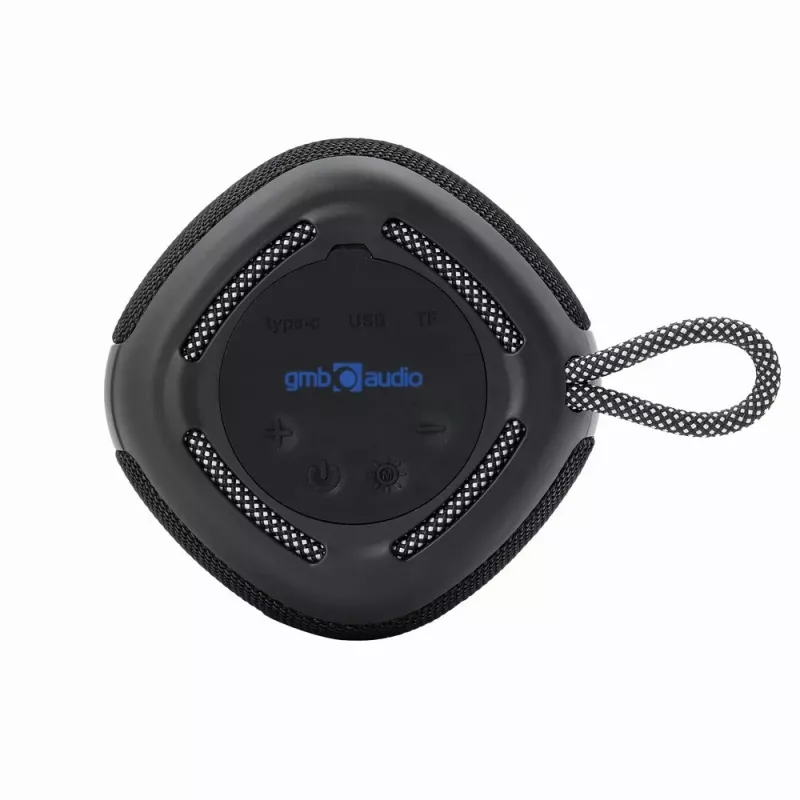 Portable Speaker Gembird SPK-BT-LED-03-BK Black