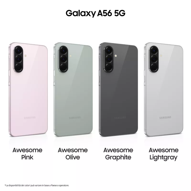 Samsung Galaxy A56 17 cm (6.7) Dual SIM Android 15 5G USB Type-C 8 GB 128 GB 5000 mAh Graphite