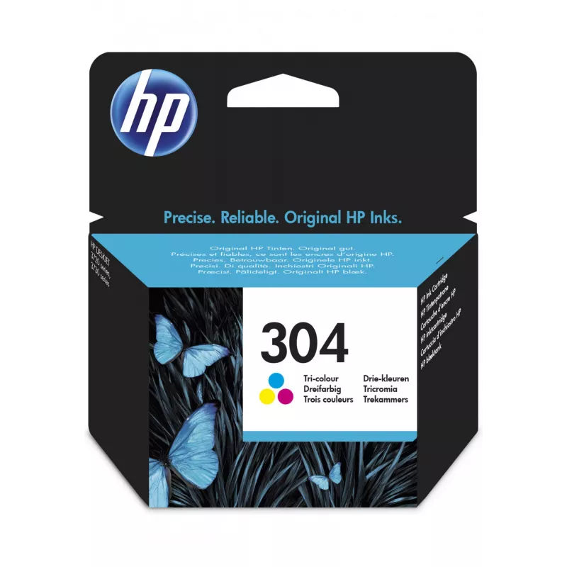 HP 304 Tri-color Original Ink Cartridge