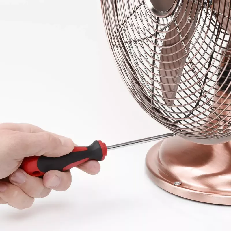 Table Fan Tristar VE-5970 Retro Table Fan Copper 30 cm