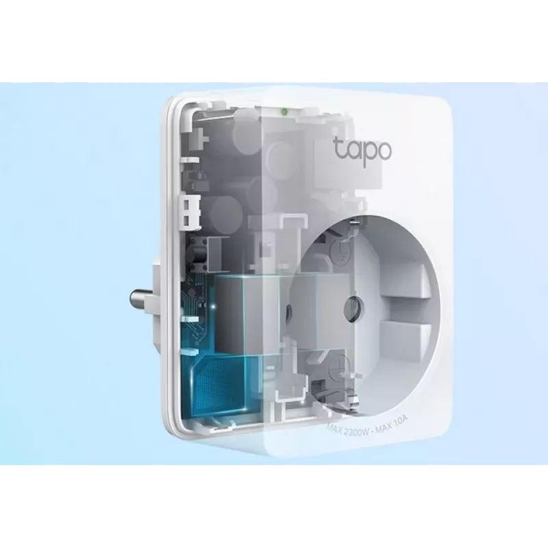 Tapo P100 V2 - Smart plug - mini - wireless - 802.11b/g/n, Bluetooth 4.2 - 2.