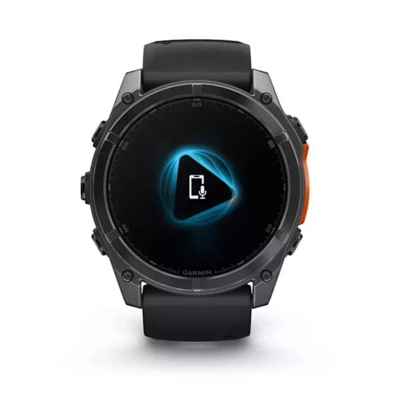 Garmin Fenix 8 3.56 cm (1.4) AMOLED 51 mm Digital 454 x 454 pixels Touchscreen Titanium Wi-Fi GPS (satellite)