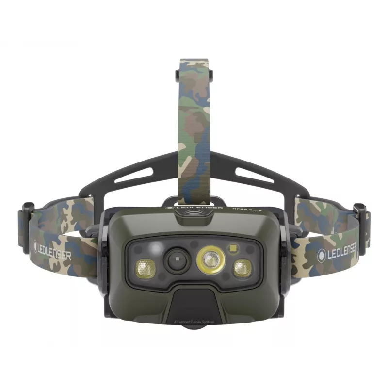 Ledlenser HF8R Core RGB Camouflage - Headband flashlight LED, green