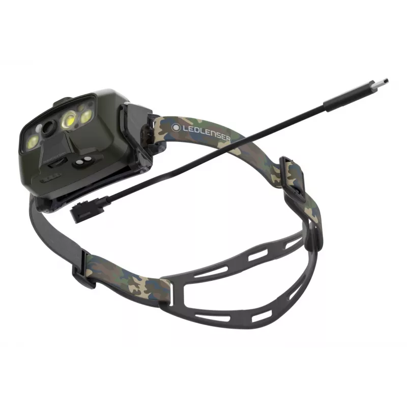 Ledlenser HF8R Core RGB Camouflage - Headband flashlight LED, green