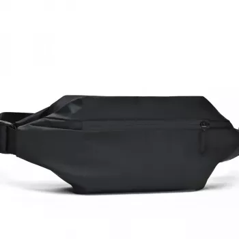 Waist Bag Xiaomi Sports Fanny Pack Fabric Leatherette Black 2.25L Unisex
