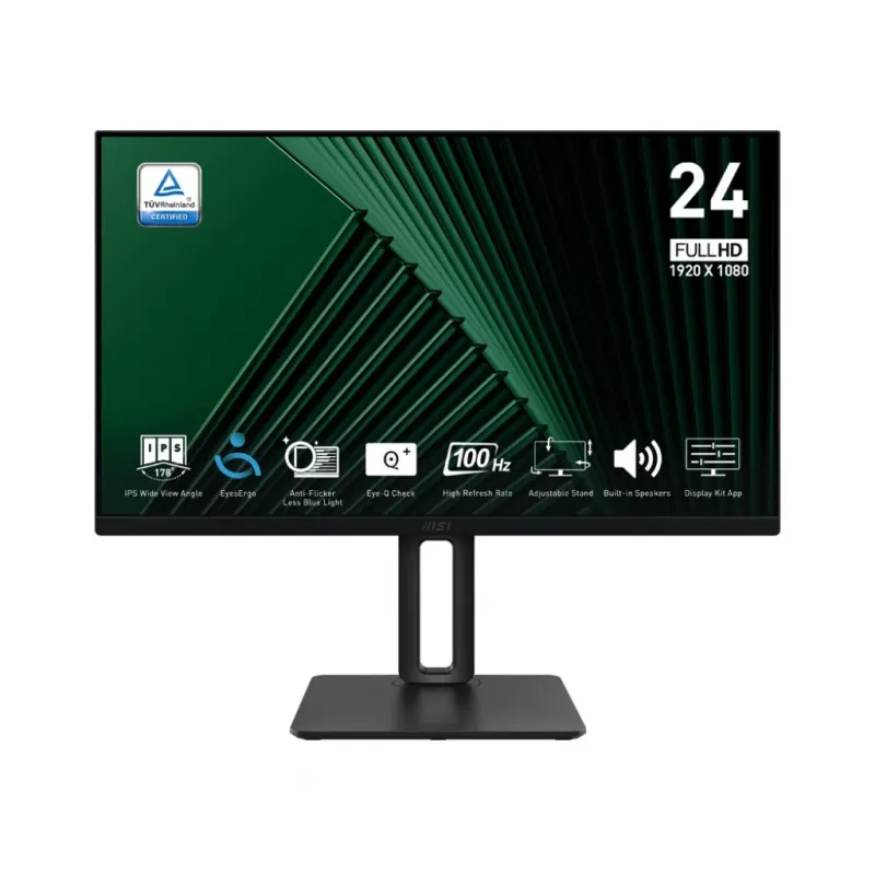 MSI Pro MP245PG 24 inch IPS FHD HDMI/DP Pivot - Flat Screen - 61 cm