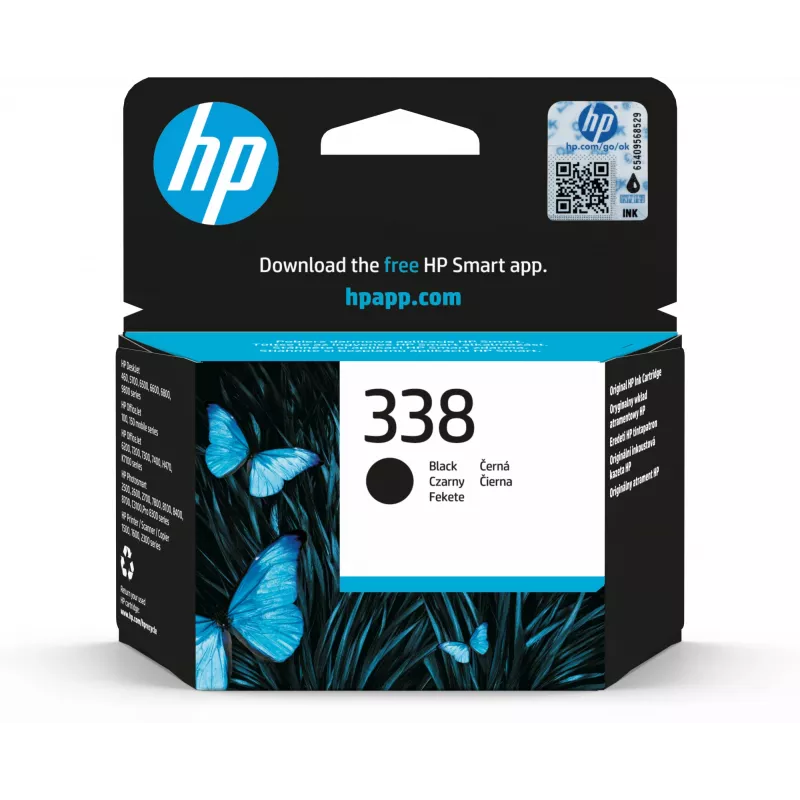 HP 338 Ink 11ml black PS8150 8450 DJ5740 6540 6840 PSC2610 2710 2355 (ML)