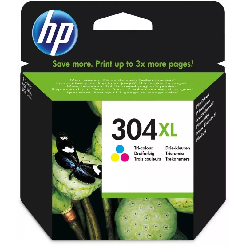 HP 304XL Tri-color Original Ink Cartridge