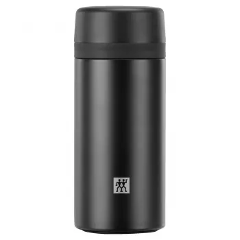 Vacuum Flask ZWILLING THERMO 0.42 L, stainless steel, Black, 7 h hot / 10 h cold