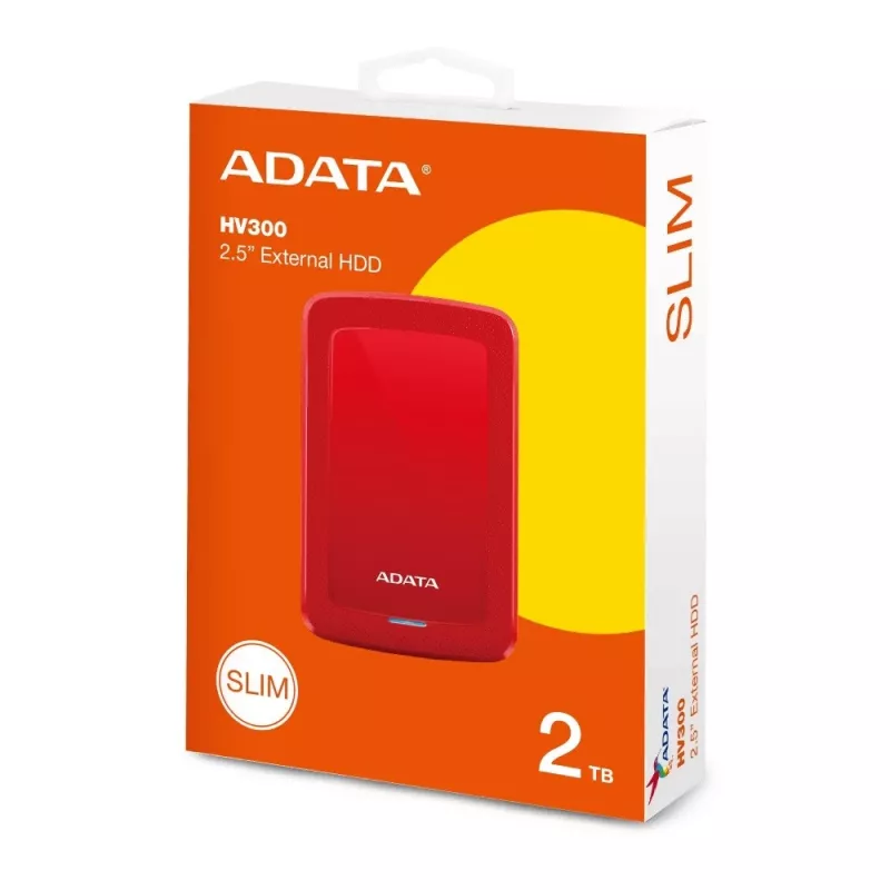 DashDrive HV300 2TB 2.5 USB3.1 Red