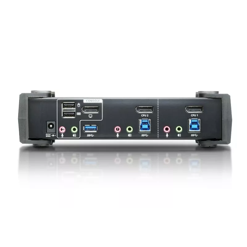 ATEN 2-Port USB 3.1 Gen 1 4K DisplayPort 1.2 KVMP™ Switch with Audio (KVM cables included)