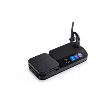 Yealink BH71-WORKSTATION headphones/headset Wireless In-ear Office/Call center Bluetooth Charging stand Black