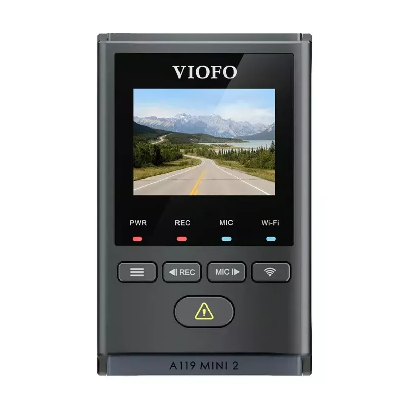 Dash Camera VIOFO A119 MINI 2-G GPS – 1‑ch Quad HD 2560×1440, Sony STARVIS 2 IMX675, 60 fps, 140° F1.6, GPS, Wi‑Fi, Dual‑band, Parking mode