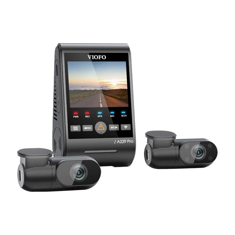 Dash Camera VIOFO A229 PRO 3CH 4K + 2K + 1080P WiFi GPS