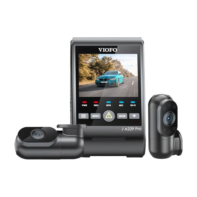 Dash Camera VIOFO A229 PRO 3CH 4K + 2K + 1080P WiFi GPS