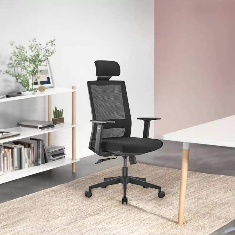 Ergo Office ER-425 Ergonomic High-Back Office Chair, max 150 kg, swivel, adjustable support