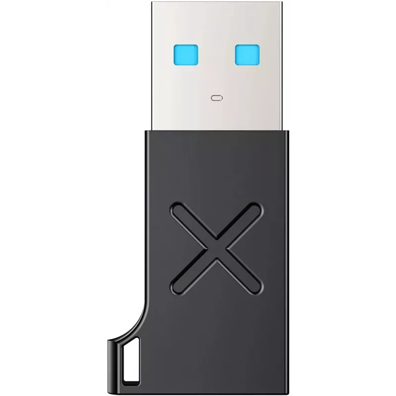 Unitek USB-C to USB-A adapter A1049ABK01 — black, USB-C (female) to USB-A (male) compact adapter