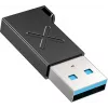 Unitek USB-C to USB-A adapter A1049ABK01 — black, USB-C (female) to USB-A (male) compact adapter