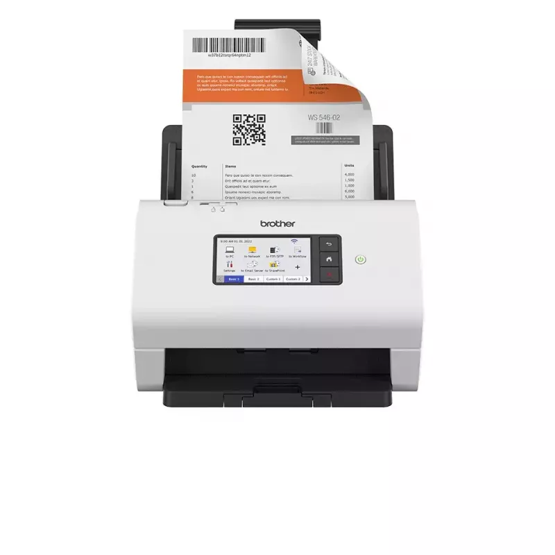 ADF + Sheet-fed scanner Brother ADS-4900W 600 x 600 DPI A4 Black White