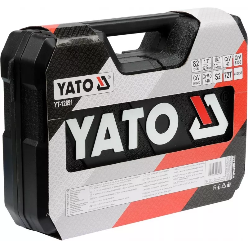 Yato YT-12691 socket wrench Socket wrench set 82 pc(s)