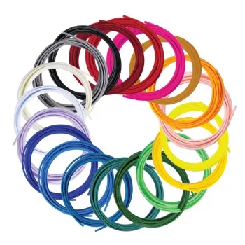3Doodler Filament FLOW 20 PLA 20 Colours Refill Pack Polylactic acid (PLA) Black, Blue, Dark Green, Dark pink, Gold, Green, Lilac, Navy, Orange, Pink, Transparent, White, Yellow