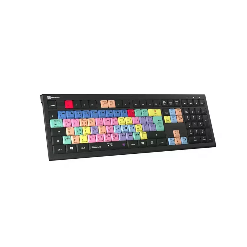 Logickeyboard Adobe Premiere Pro CC ASTRA 2 backlit keyboard French (LKB-PPROCC-A2PC-FR)