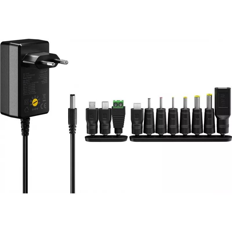 Goobay 64569 Charger for Mobile Devices Universal Black AC - DC Indoor (64569)