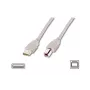 Logilink USB 2.0 connection cable USB-A to USB-B USB A male USB B male