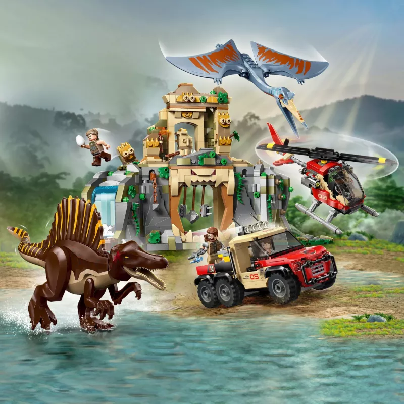 LEGO JURASSIC WORLD 76976 Spinosaurus & Quetzalcoatlus Air Mission
