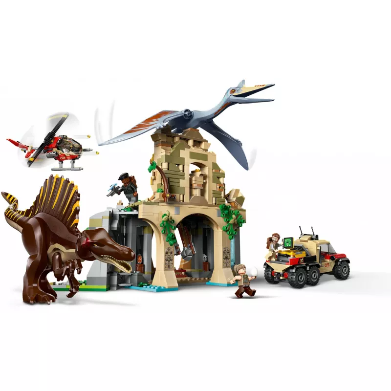 LEGO JURASSIC WORLD 76976 Spinosaurus & Quetzalcoatlus Air Mission