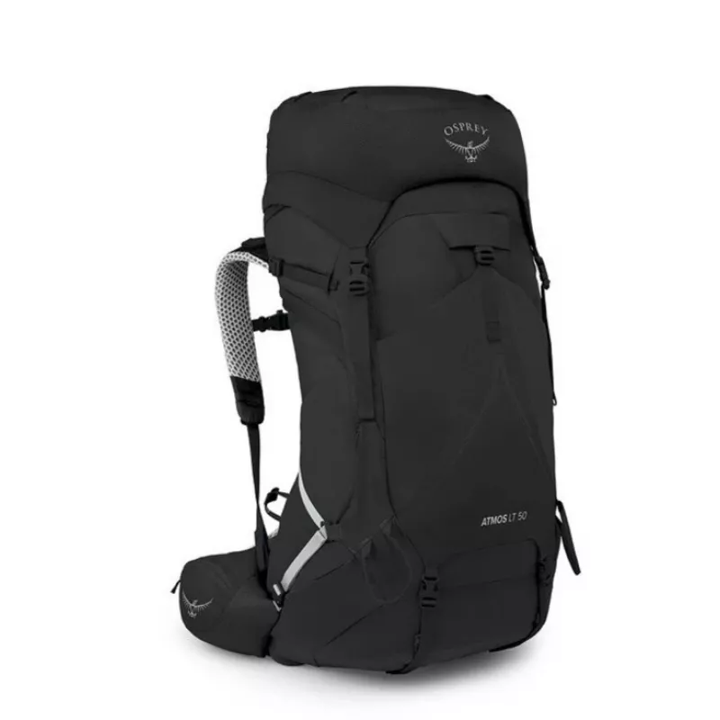 Trekking backpack Osprey Atmos AS LT 50 Black L/XL — men's, 50 L capacity