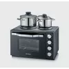Severin TO 2073 XXL toaster oven 60 L 2200 W Black Grill