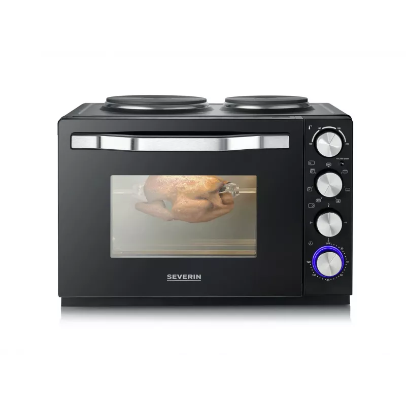Severin TO 2073 XXL toaster oven 60 L 2200 W Black Grill